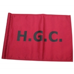 Huntercombe Golf Club Red Course Flown Flag with Scorecard