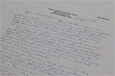 Paul Runyan Signed Handwritten Letter on Green Gables CC Letterhead with Envelope JSA ALOA