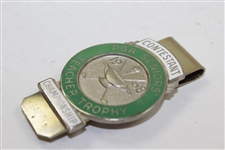 Rod Munday's 1968 PGA Seniors Teacher Trophy Championship Contestant Badge/Clip