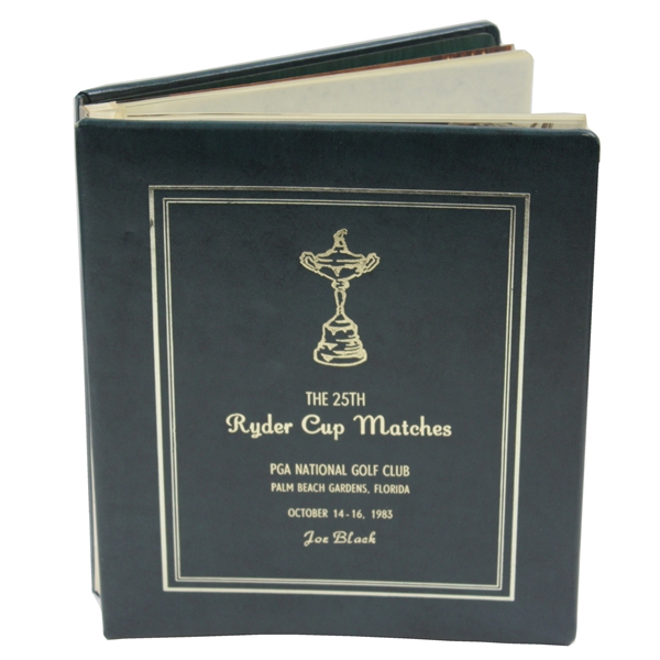 Joe Blacks 1983 Ryder Cup Matches at PGA National GC Photo Album