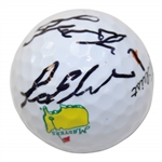 Lee Elder Twice Signed Masters Logo Golf Ball  JSA ALOA