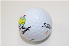 Lee Elder Twice Signed Masters Logo Golf Ball  JSA ALOA
