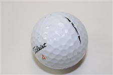 Lee Elder Twice Signed Masters Logo Golf Ball  JSA ALOA