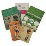 Five (5) Uncommon Golf Instructional Booklets - Mangrum, Keds, Snead/Wright, Cox & Burd