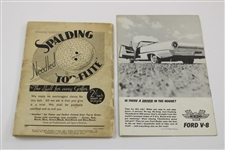 Five (5) Uncommon Golf Instructional Booklets - Mangrum, Keds, Snead/Wright, Cox & Burd