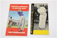 Five (5) Uncommon Golf Instructional Booklets - Nelson, Middlecoff, Cooper, Sixty & Armour