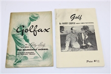 Five (5) Uncommon Golf Instructional Booklets - Nelson, Middlecoff, Cooper, Sixty & Armour