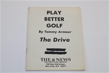 Five (5) Uncommon Golf Instructional Booklets - Nelson, Middlecoff, Cooper, Sixty & Armour