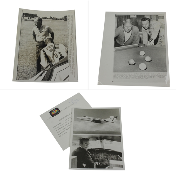 Three (3) Arnold Palmer Wire Photos