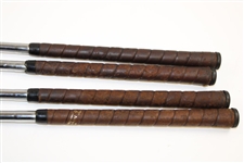 Circa 1979 Set of Ben Hogan Woods & Irons Plus Wilson Sand Wedge