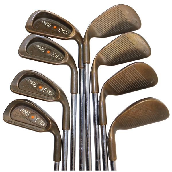 Set of Ping "Becu" Irons in Great Condition - Orange Dot