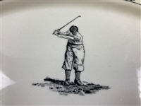 Vintage Warwick China Platter Featuring Bobby Jones Likeness 