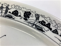 Vintage Warwick China Platter Featuring Bobby Jones Likeness 