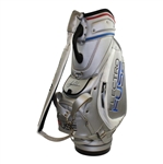 Tiger Woods Official FUSE Science Logo Full Size Golf Bag Red/Black Lining - Excellent Condition