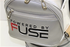 Tiger Woods Official FUSE Science Logo Full Size Golf Bag Red/Black Lining - Excellent Condition