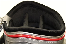 Tiger Woods Official FUSE Science Logo Full Size Golf Bag Red/Black Lining - Excellent Condition