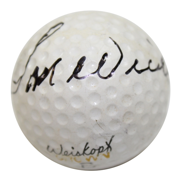 Tom Weiskopf Signed Tom Weiskopf Model Ball JSA ALOA