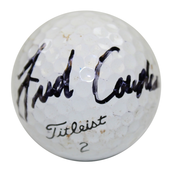 Fred Couples Signed Titleist 2 Logo Golf Ball JSA ALOA