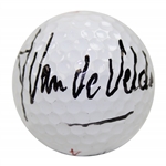 Jean Van De Velde Signed Titleist 4 Logo Golf Ball JSA ALOA