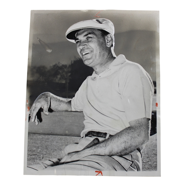 1954 Ben Hogan AP Wire Photo From Tamaris CC, Palm Springs