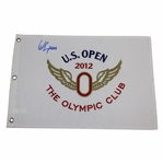 2012 Webb Simpson Signed US Open Flag - Olympic Club Won By Simpson JSA ALOA