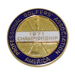 1971 PGA Championship Enamel Wife’s Pin - Jack Nicklaus Wins