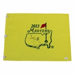 Adam Scott Signed 2013 Master Embroidered Flag JSA #EE05740