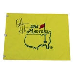 Bubba Watson Signed 2014 Masters Embroidered Flag  JSA ALOA