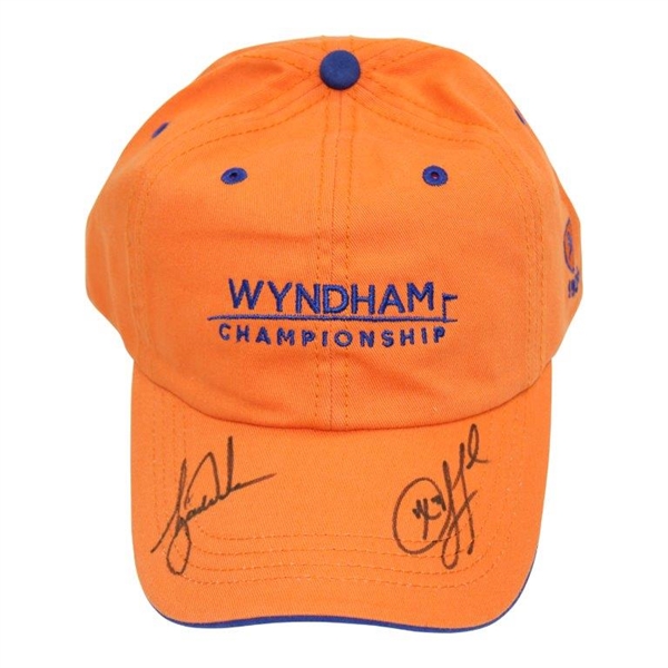 Tiger Woods & Chris Paul Signed Wyndham Championship Hat - Unworn JSA ALOA
