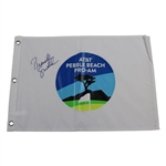 Brandt Snedeker Signed AT&T Pebble Beach Pro-Am Screen Flag JSA ALOA