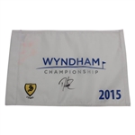 Davis Love III Signed 2015 Wyndham Championship Flag JSA ALOA