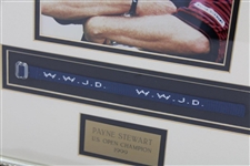 Payne Stewart 'WWJD' Framed '1999 US Open Champion Presentation with Photo, Bracelet, & Nameplate