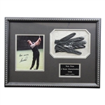 Nick Price Signed Photo & Black Glove Display with Nameplate - Framed JSA ALOA