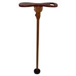 Vintage Walter Hagen & Olin Dutra US Open Champions Wood Foldable Stool/Seat - Depictions & Signatures