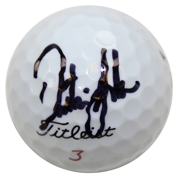 Dustin Johnson Signed 2016 US Open at Oakmont Logo Ball BECKETT #BB09305
