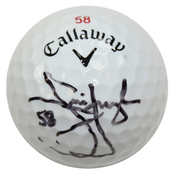Jim Furyk Signed "58" Callaway Ball BECKETT JSA #DD50848