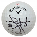 Jim Furyk Signed "58" Callaway Ball BECKETT JSA #DD50848