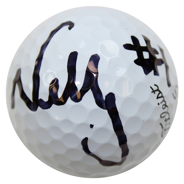 Nelly Korda Signed Ball W/ "#1" Notation BECKETT #BB09297