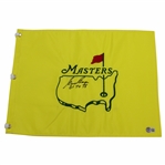 Gary Player Signed Undated Masters Embroidered Flag with Dates Won Flag BECKETT #BB09287