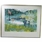 1974 Ltd Ed Serigraph on Paper Tournament Golf #4/300 Signed by Artist LeRoy Neiman