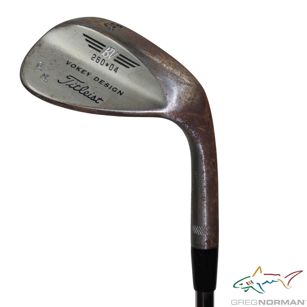 Greg Normans Personal Used Titleist 260-04 BV G.N. 60 Degree Wedge