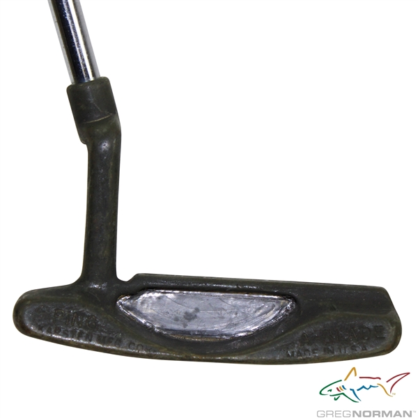 Greg Normans Personal Used PING A-Blade Putter with Lead Tape