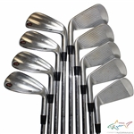 Greg Normans Personal Used Set of MacGregor GN V-Foil Irons 2-PW