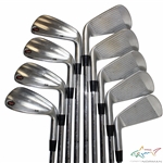 Greg Normans Personal Used Set of MacGregor GN V-Foil Irons 2-PW