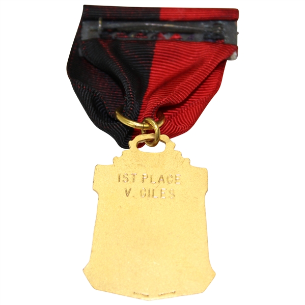 1966 Southern Intercollegiate 1st Place Balfour Medal with Ribbon Won by Vinny Giles