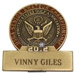 Vinny Giles 2012 USGA Senior Amateur Championship Contestant Badge
