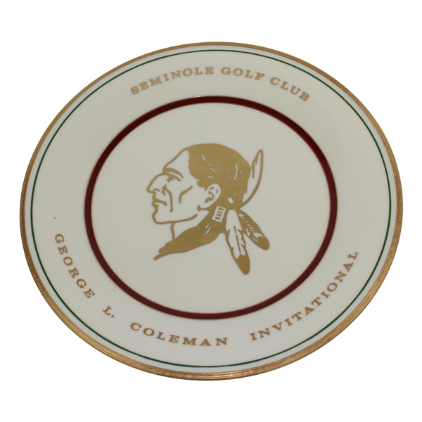 Vinny Giles Personal George L. Coleman Invitational at Seminole Golf Club Lenox Plate