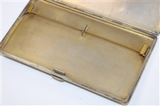 1924 Daily Mail Golf Tournament Sterling Silver 6.98 Troy Oz Cigarette Case
