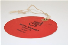 Masters Tournament Red Undated 'Professional Golfers' Association' Circular Ticket #10
