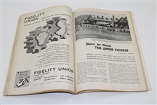 1954 US Open Championship at Baltusrol Golf Club Official Program